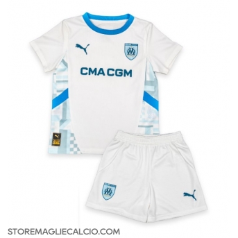 Olympique de Marseille Maglia Gara Casa Repliche 2024-25 Bambino